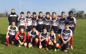 U15 A : une belle victoire et un beau parcours