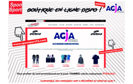 Nouvelle boutique en ligne